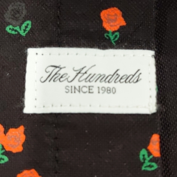 𝅺the Hundreds rose print button down shirt small - Picture 7 of 9
